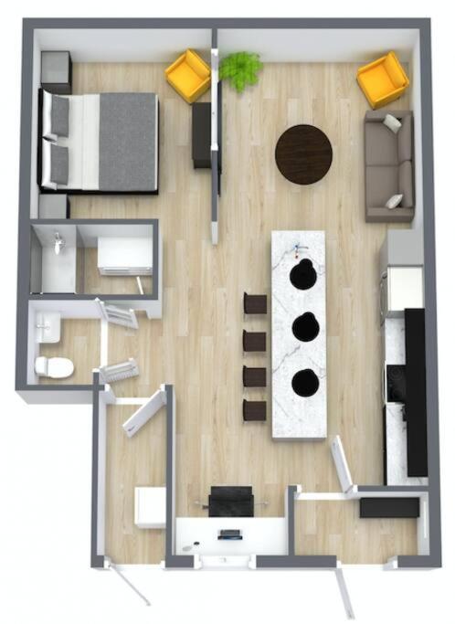 Loft Style Industriel-Centre-Ville+Parking Gratuit Quebec City Bilik gambar
